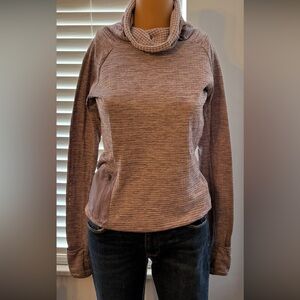 Nike Dri-FIT Women's Ribbed Running Top - Purple